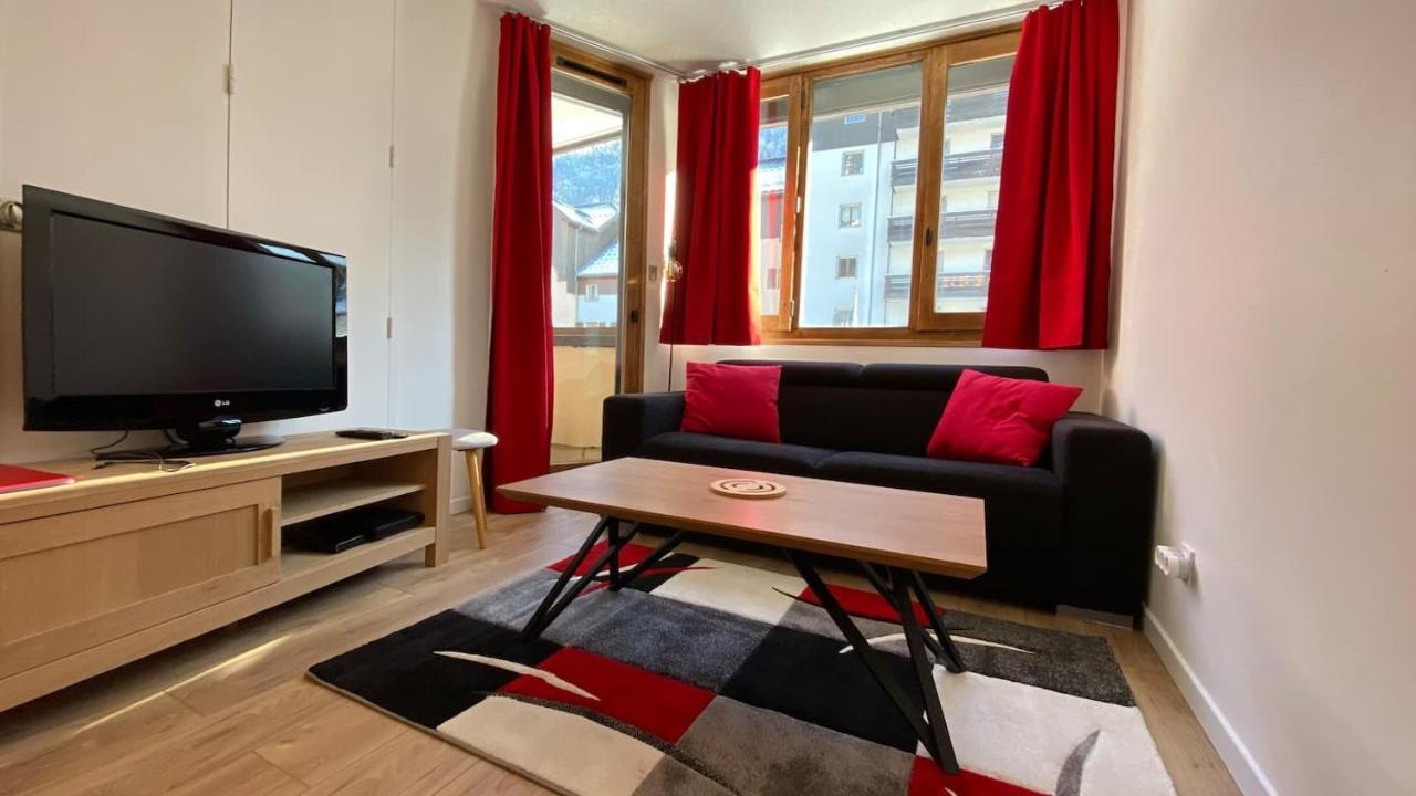 Chamois De Chamonix, Confortable 2 Pieces, Balcon, Parking Gratuit Luaran gambar